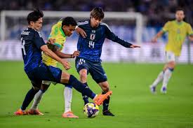 Ayase Ueda header goal against Brazil